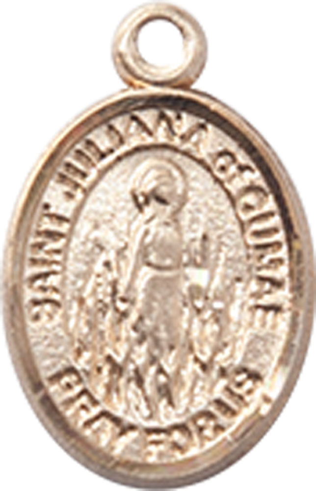 14kt Gold Saint Juliana Medal