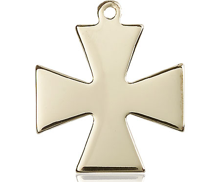 14kt Gold Filled Surfer Cross Medal