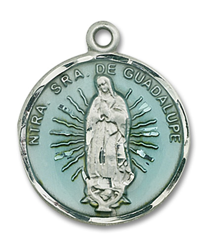 Sterling Silver Our Lady of Guadalupe Medal