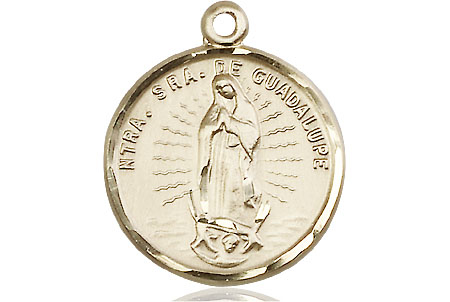 14kt Gold Filled Our Lady of Guadalupe Medal