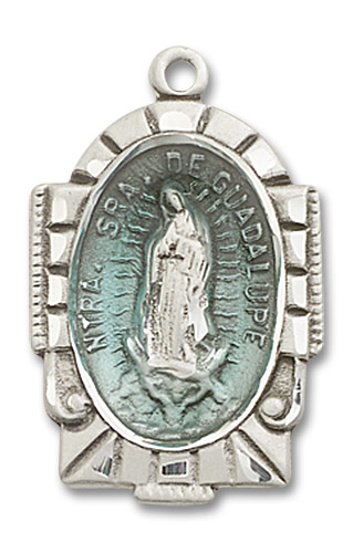 Sterling Silver Our Lady of Guadalupe Medal