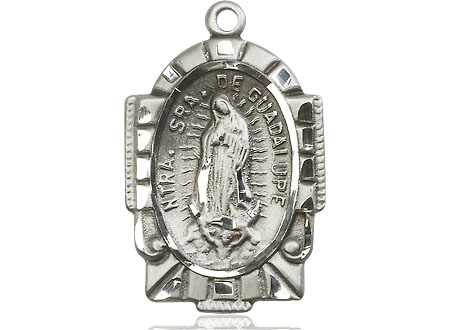 Sterling Silver Our Lady of Guadalupe Medal