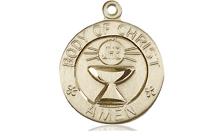14kt Gold Filled Body of Christ Medal