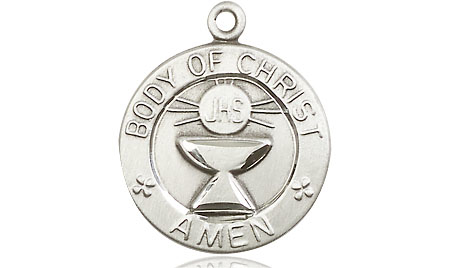 Sterling Silver Body of Christ Medal