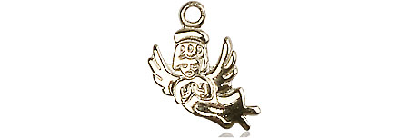 14kt Gold Filled Guardian Angel Medal