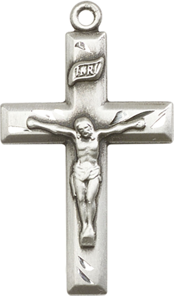 Sterling Silver Crucifix Medal