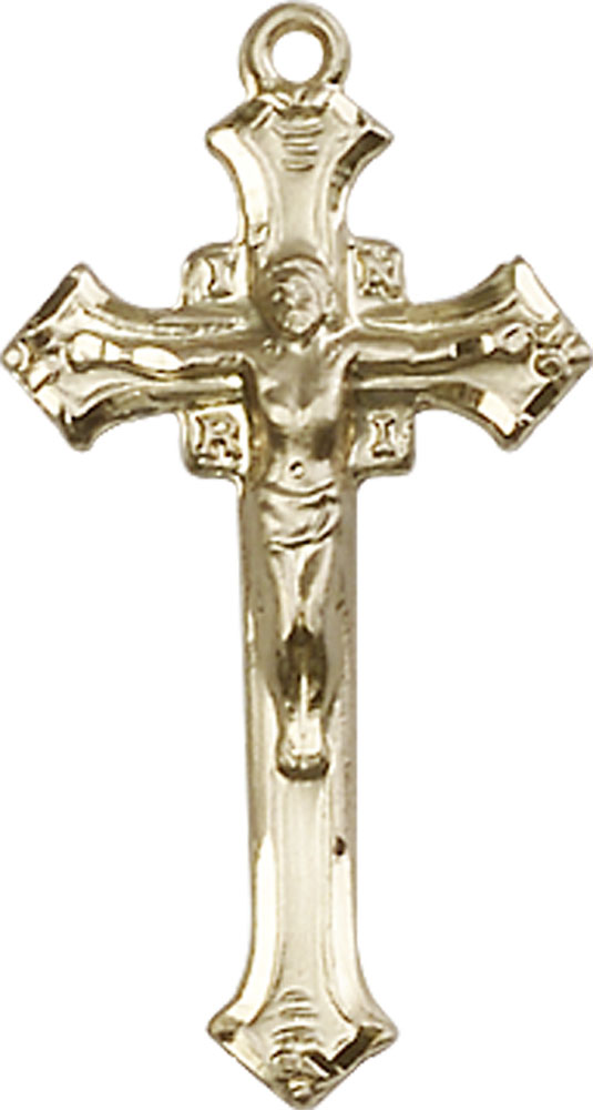 14kt Gold Filled Crucifix Medal