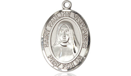 Sterling Silver Saint Pauline Visintainer Medal