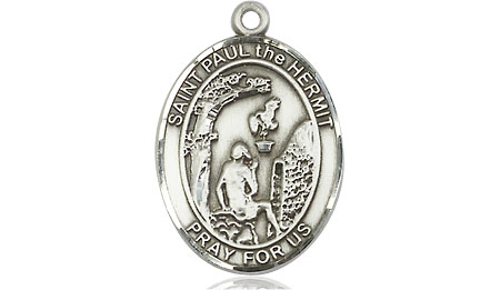 Sterling Silver Paul the Hermit Medal
