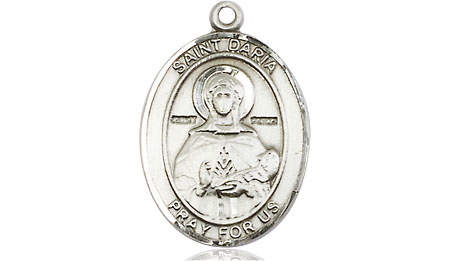 Sterling Silver Saint Daria Medal