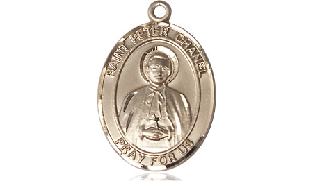 14kt Gold Filled Saint Peter Chanel Medal