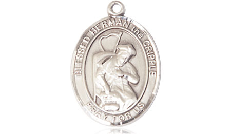 Sterling Silver Blessed Herman the Cripple Medal