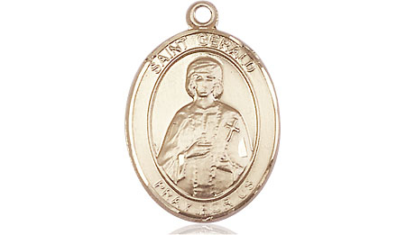 14kt Gold Filled Saint Gerald Medal