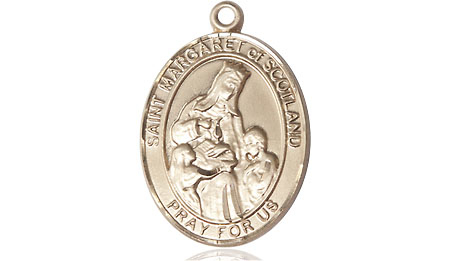 14kt Gold Filled Saint Margaret of Scotland Medal