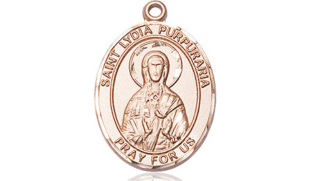 14kt Gold Filled Saint Lydia Purpuraria Medal