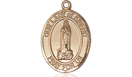 14kt Gold Filled Our Lady of Kibeho Medal