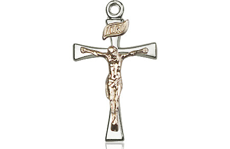 Two-Tone GF/SS Maltese Crucifix Medal