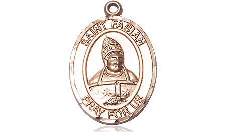 14kt Gold Filled Saint Fabian Medal