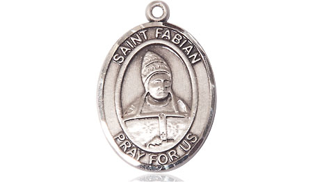 Sterling Silver Saint Fabian Medal