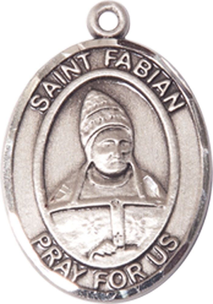 Sterling Silver Saint Fabian Medal