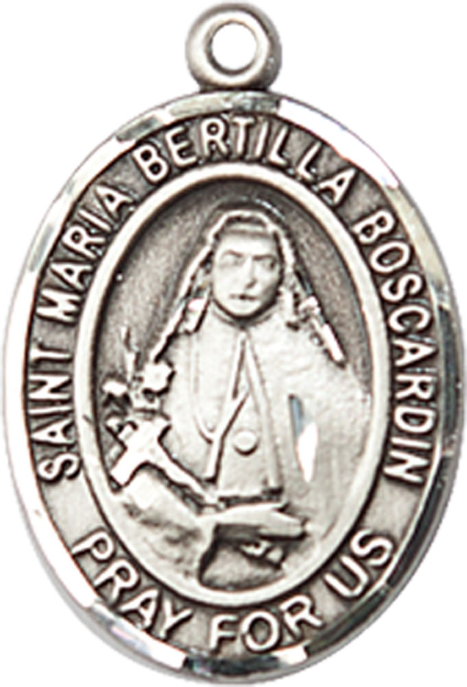 Sterling Silver Saint Maria Bertilla Boscardin Medal