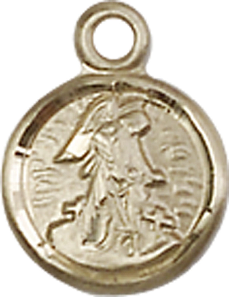 14kt Gold Filled Guardian Angel Medal