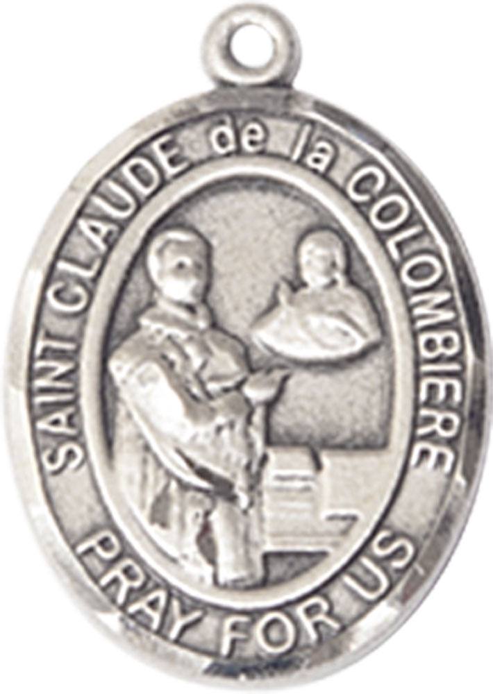 Sterling Silver Saint Claude de la Colombiere Medal