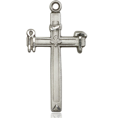 Sterling Silver Carpenter Cross Medal