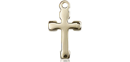 14kt Gold Filled Cross Medal