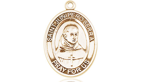 14kt Gold Filled Saint Junipero Serra Medal