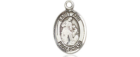 Sterling Silver Saint Ann Medal