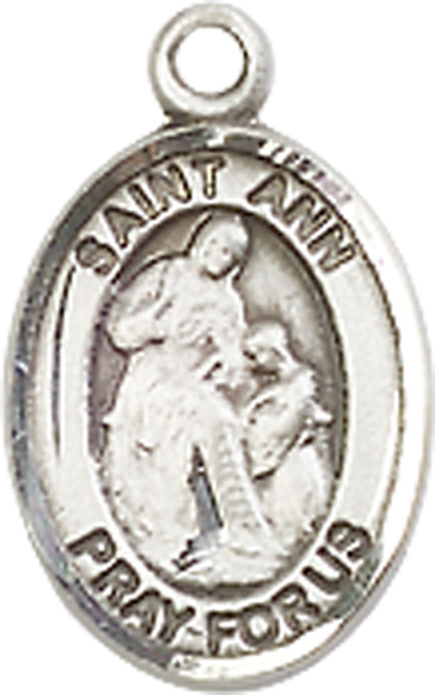Sterling Silver Saint Ann Medal