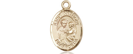 14kt Gold Filled Saint Anthony of Padua Medal