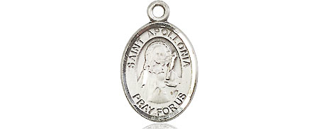 Sterling Silver Saint Apollonia Medal
