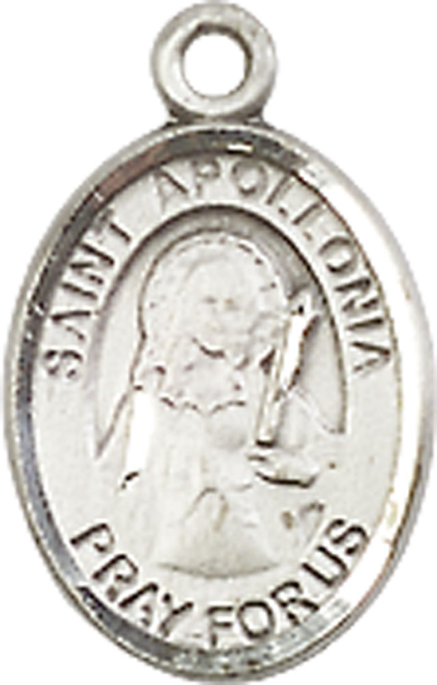 Sterling Silver Saint Apollonia Medal