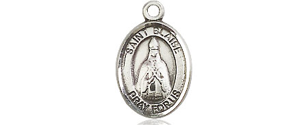 Sterling Silver Saint Blaise Medal