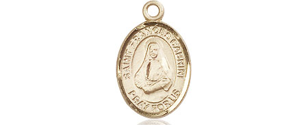 14kt Gold Filled Saint Frances Cabrini Medal