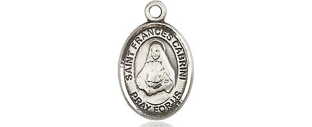 Sterling Silver Saint Frances Cabrini Medal