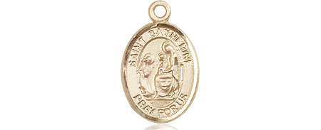 14kt Gold Filled Saint Catherine of Siena Medal