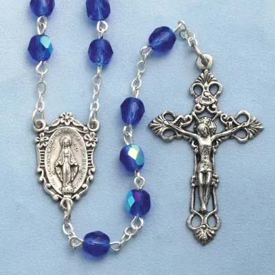 Birthstone Rosary Zircon 6mm