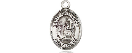 Sterling Silver Saint Catherine of Siena Medal