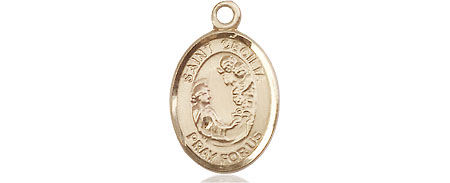 14kt Gold Filled Saint Cecilia Medal