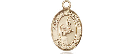 14kt Gold Filled Saint Bernadette Medal