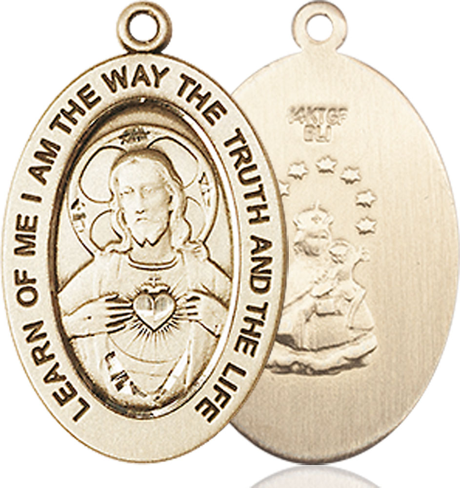14kt Gold Filled Scapular Medal