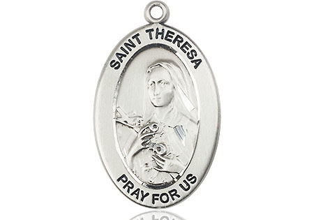 Sterling Silver Saint Theresa Medal