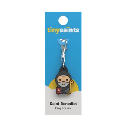 Tiny Saints Charm - St. Benedict