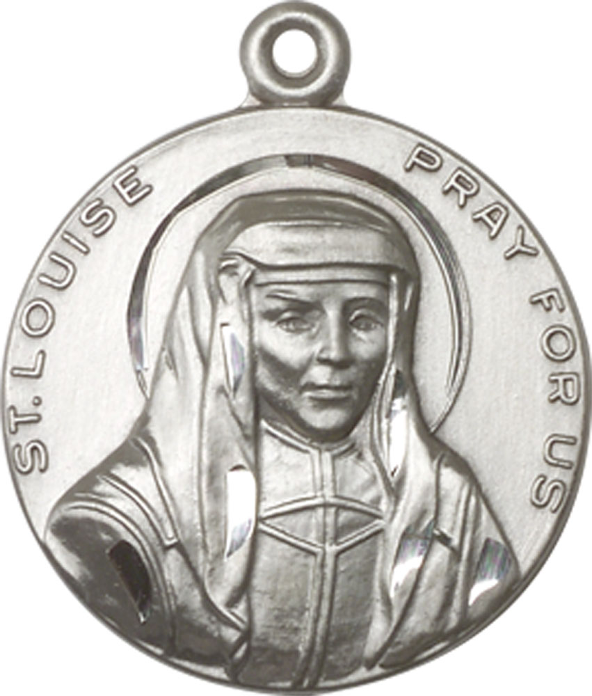Sterling Silver Saint Louise Medal