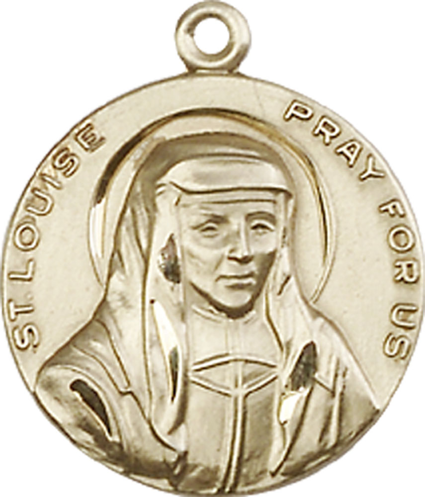 14kt Gold Filled Saint Louise Medal