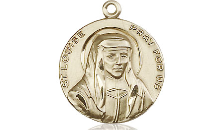 14kt Gold Filled Saint Louise Medal