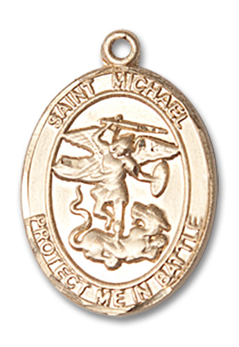 14kt Gold Filled Saint Michael Guardian Angel Medal